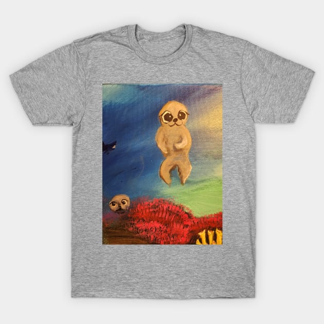 Cute Worried Seal T-Shirt by ARSTees